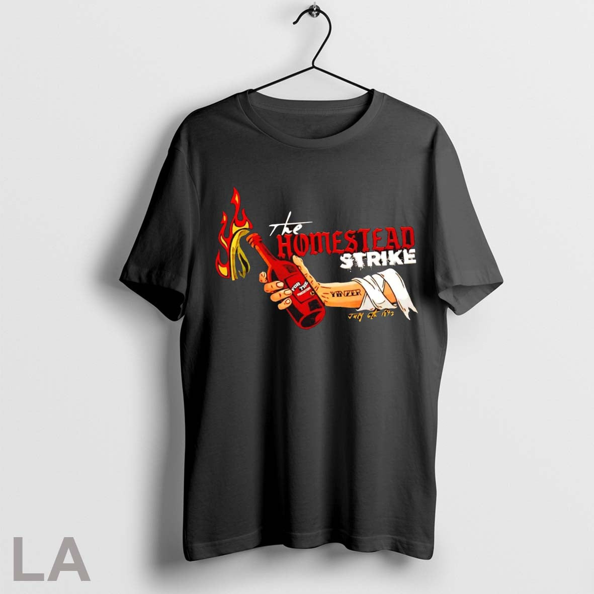 Original The Homestead Strike For Pinkertons - Adult & Kids T-Shirts, Sweatshirts & Hoodies apparel design preview 1