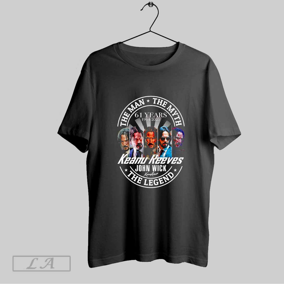 Original The Man Myth Legend Keanu Reeves John Wick - Adult & Kids T-Shirts, Sweatshirts & Hoodies apparel design preview 1