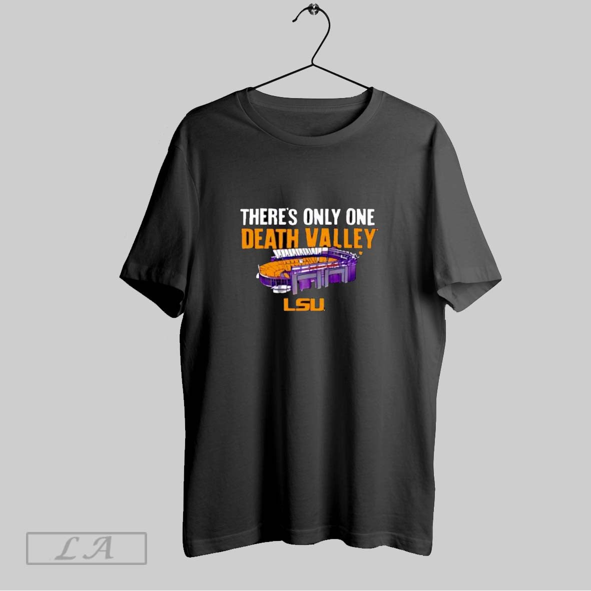 Original Theres Only One Death Valley Lsu Tiger - Adult & Kids T-Shirts, Sweatshirts & Hoodies apparel design preview 1