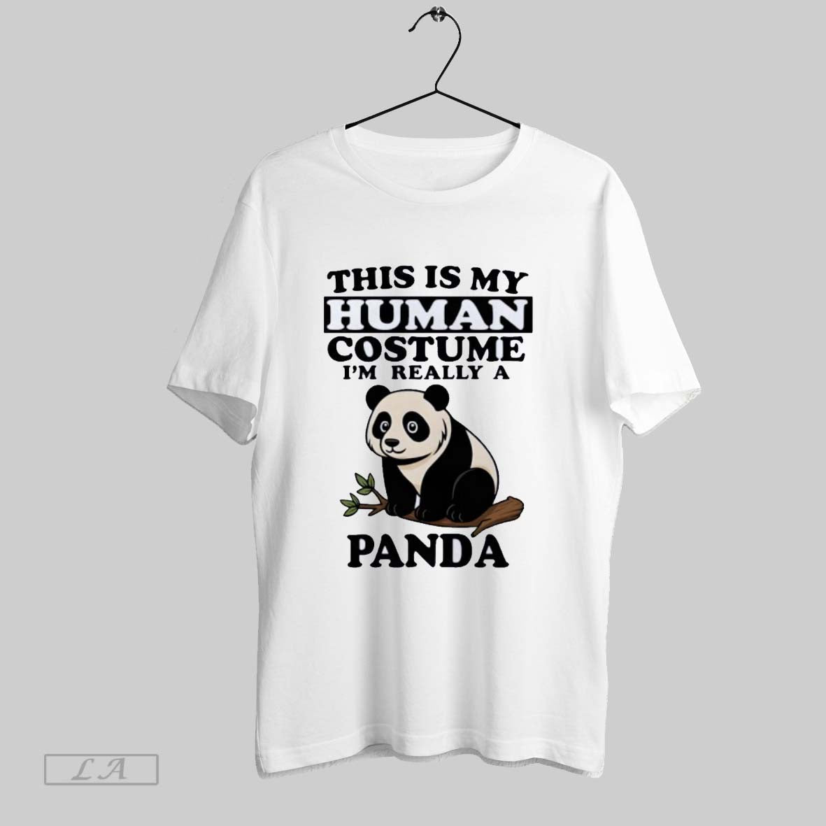 Original This Is My Human Costume Im Really A Panda - Adult & Kids T-Shirts, Sweatshirts & Hoodies apparel design preview 1