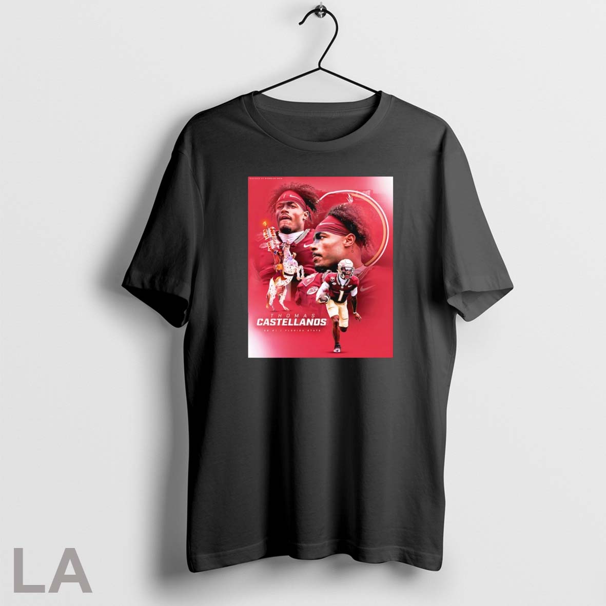 Original Thomas Castellanos Qb 1 Florida State - Adult & Kids T-Shirts, Sweatshirts & Hoodies apparel design preview 1