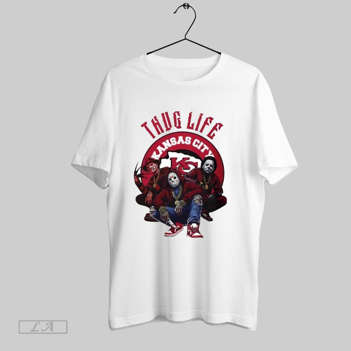 Original Thug Life Kansas City Freddy Jason Michael - Adult & Kids T-Shirts, Sweatshirts & Hoodies apparel design preview 1