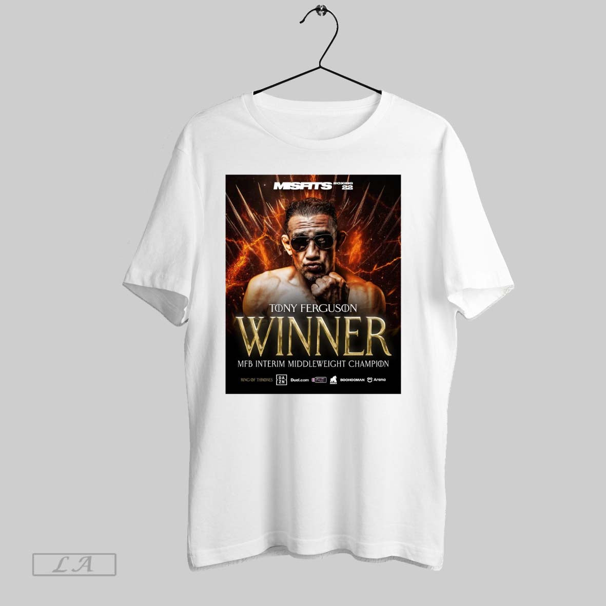 Original Tony Ferguson Defeats Salt Papi Winner Mfb - Adult & Kids T-Shirts, Sweatshirts & Hoodies apparel design preview 1