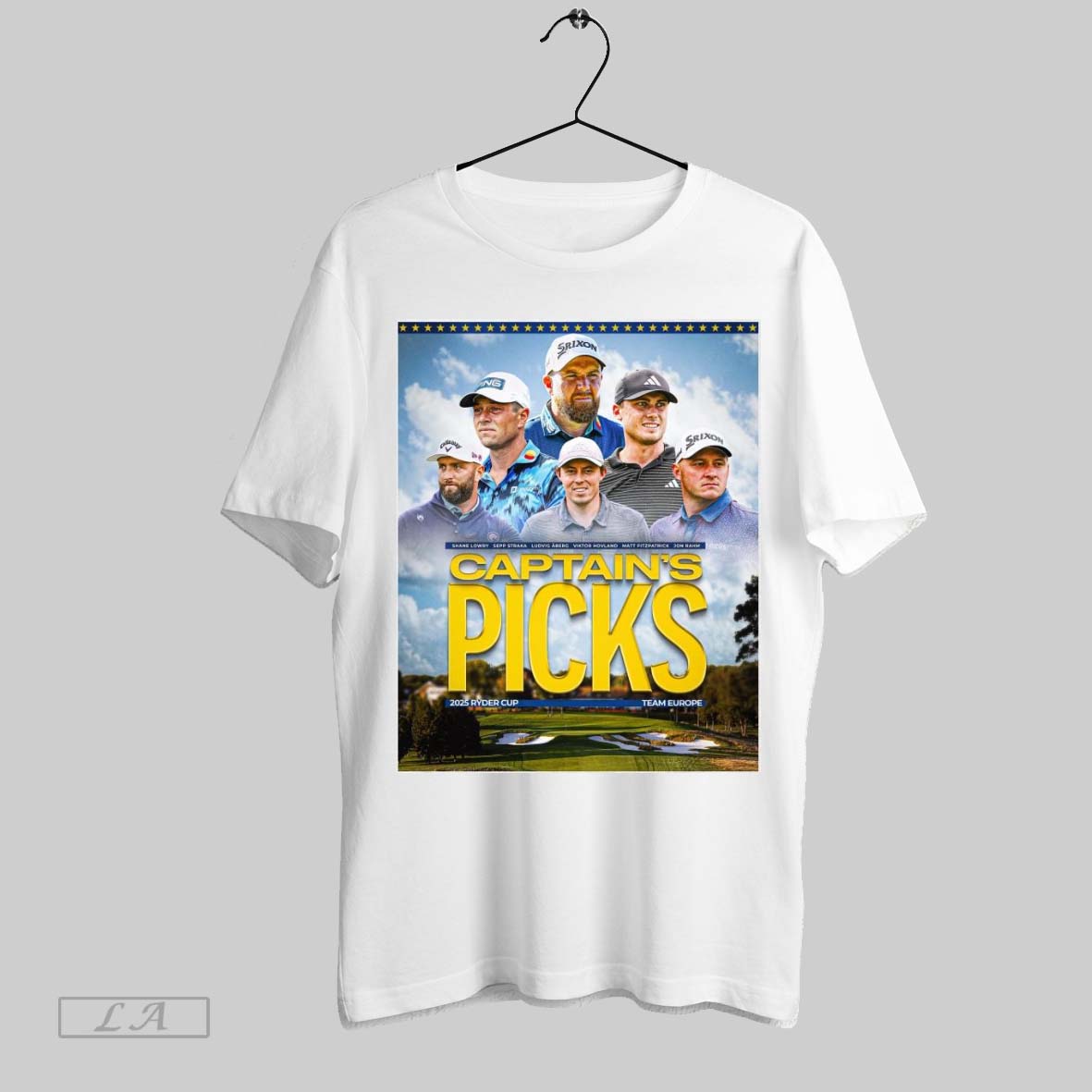 Original Top Poster Captains Pick 2025 Ryder Cup Team - Adult & Kids T-Shirts, Sweatshirts & Hoodies apparel design preview 1
