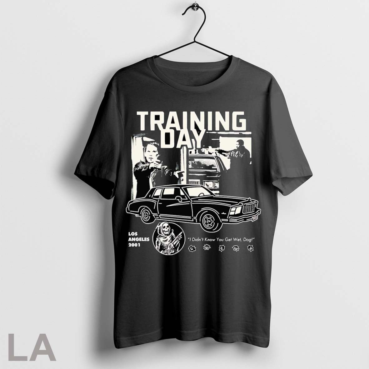 Original Training Day I Didnt Know You Get Wet Dog - Adult & Kids T-Shirts, Sweatshirts & Hoodies apparel design preview 1
