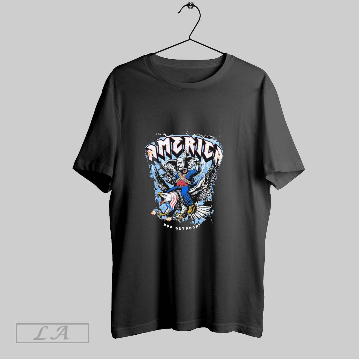 Original Triple B Outdoors American Elephant - Adult & Kids T-Shirts, Sweatshirts & Hoodies apparel design preview 1