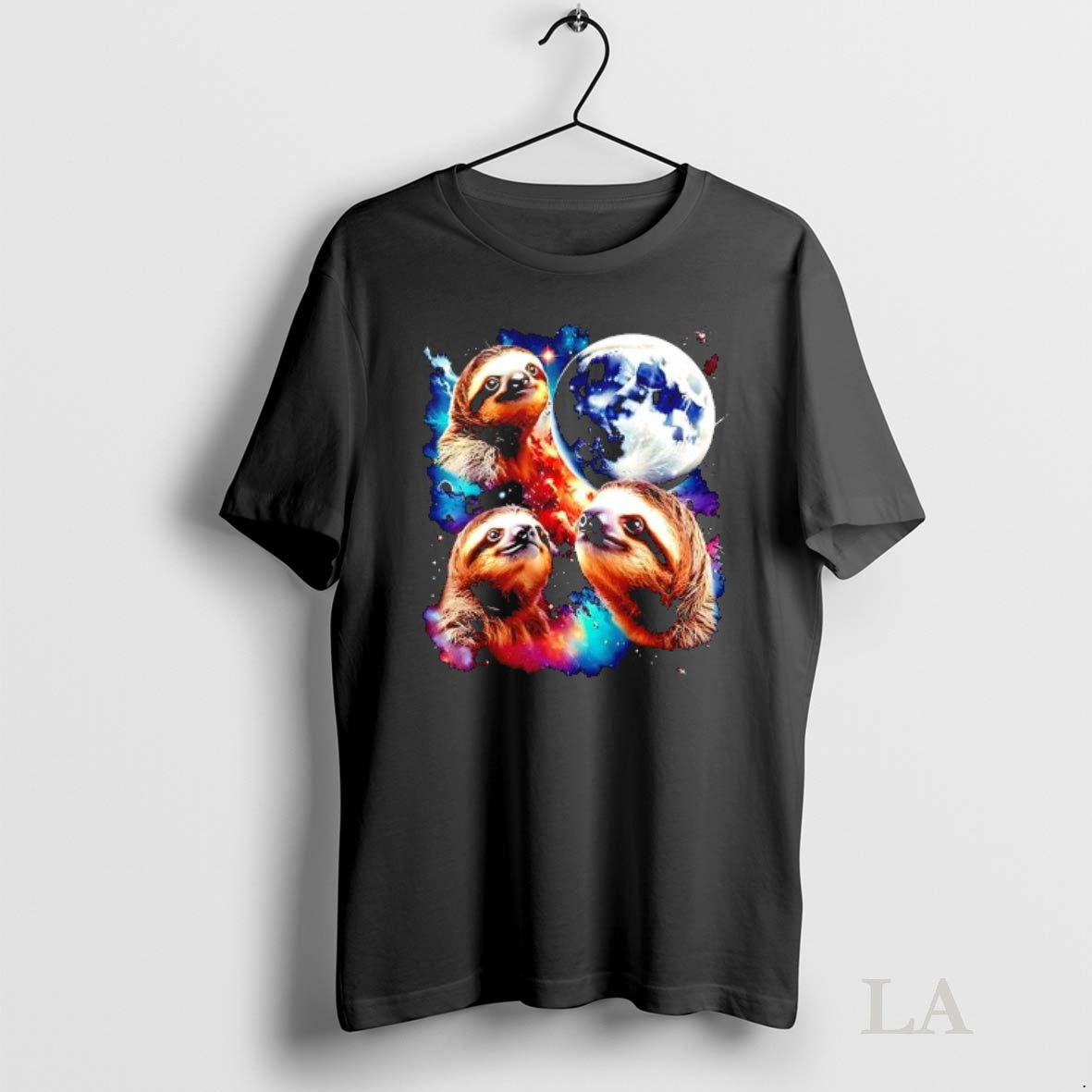 Original Triple Moon Sloths Graphic - Adult & Kids T-Shirts, Sweatshirts & Hoodies apparel design preview 1