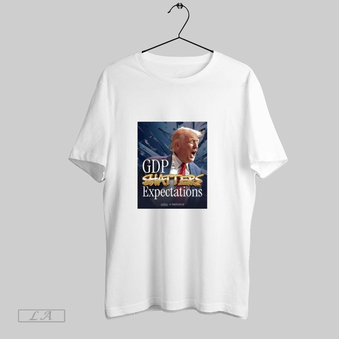 Original Trump Gdp Shatters Expectations - Adult & Kids T-Shirts, Sweatshirts & Hoodies apparel design preview 1
