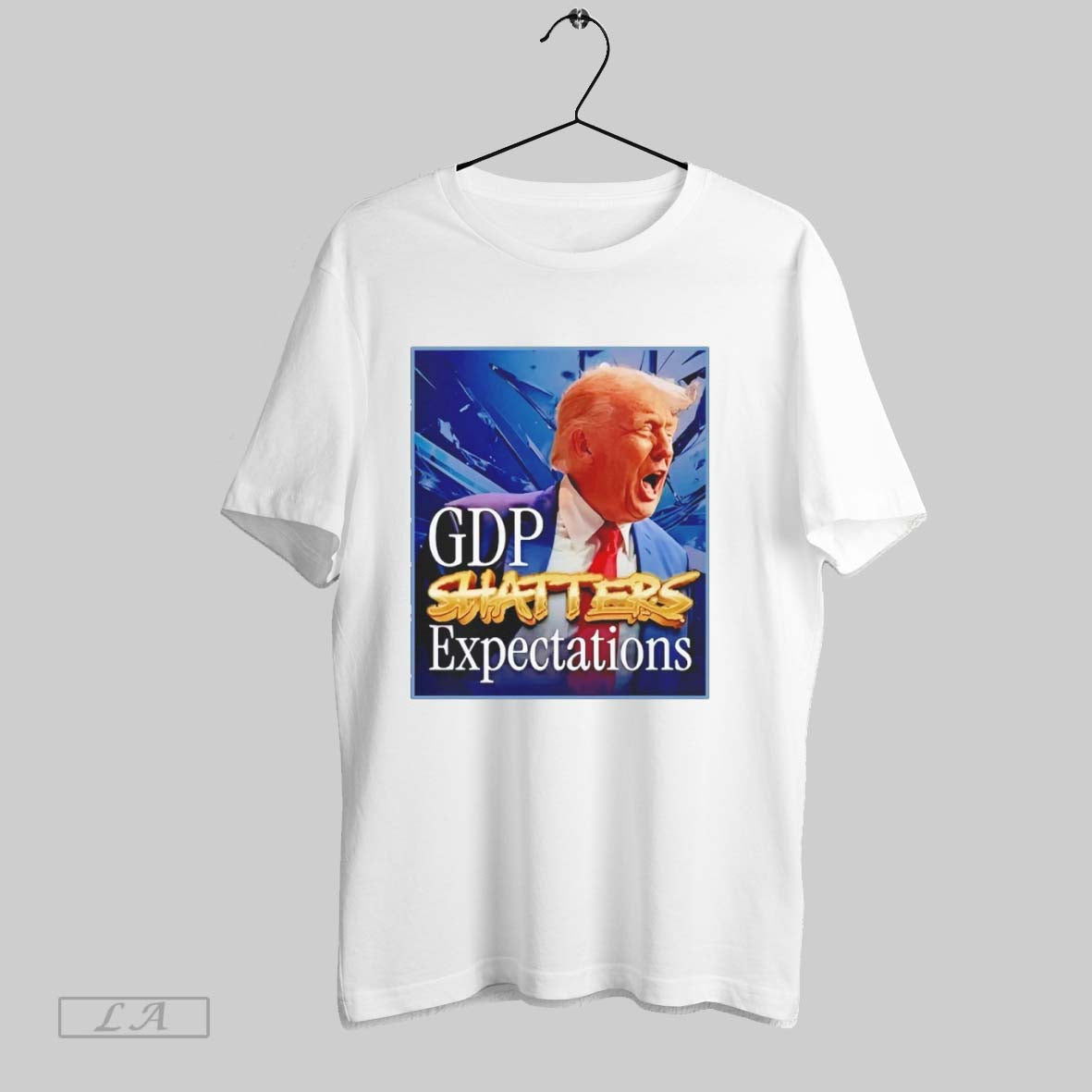 Original Trump Gdp Shatters Expectations - Adult & Kids T-Shirts, Sweatshirts & Hoodies apparel design preview 1