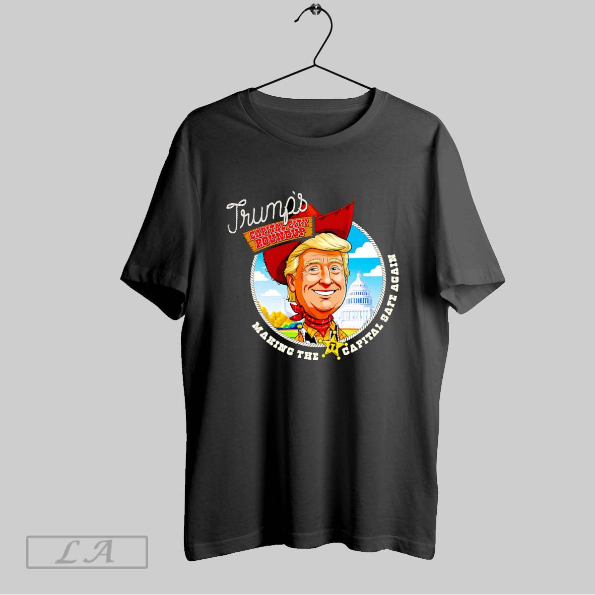 Original Trumps Capital City Roundup Making The Safe - Adult & Kids T-Shirts, Sweatshirts & Hoodies apparel design preview 1
