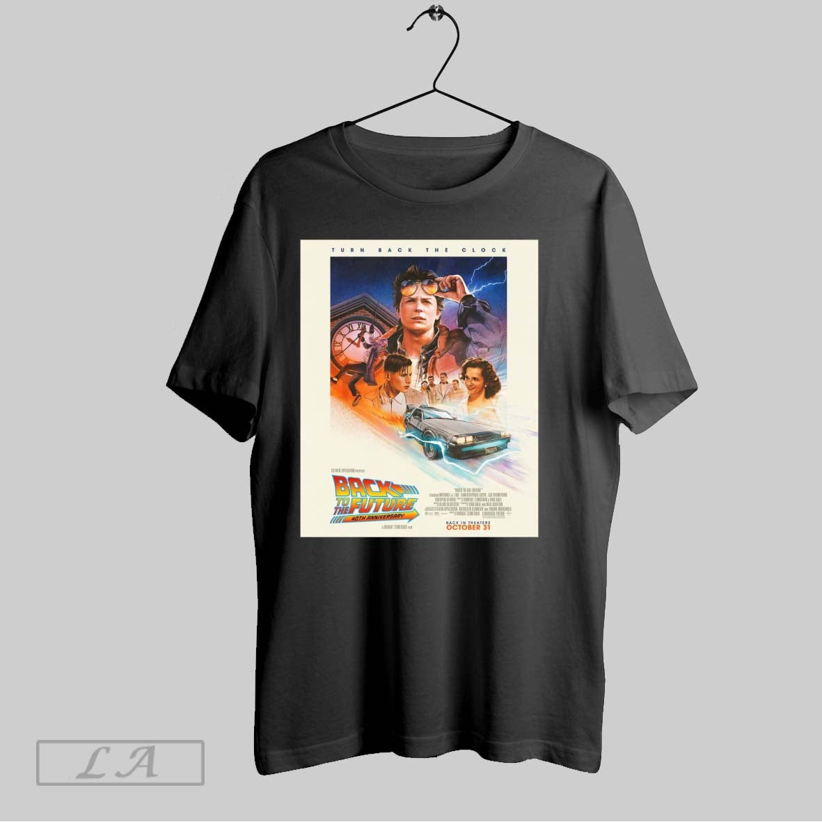 Original Turn Back The Clock To Future 40th - Adult & Kids T-Shirts, Sweatshirts & Hoodies apparel design preview 1