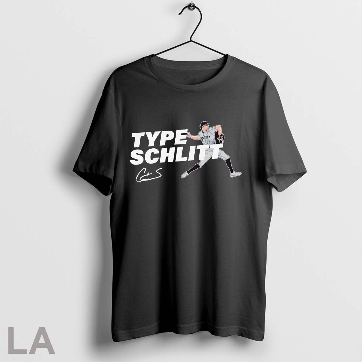 Original Type Schlitt Throwing Signature Yankees - Adult & Kids T-Shirts, Sweatshirts & Hoodies apparel design preview 1