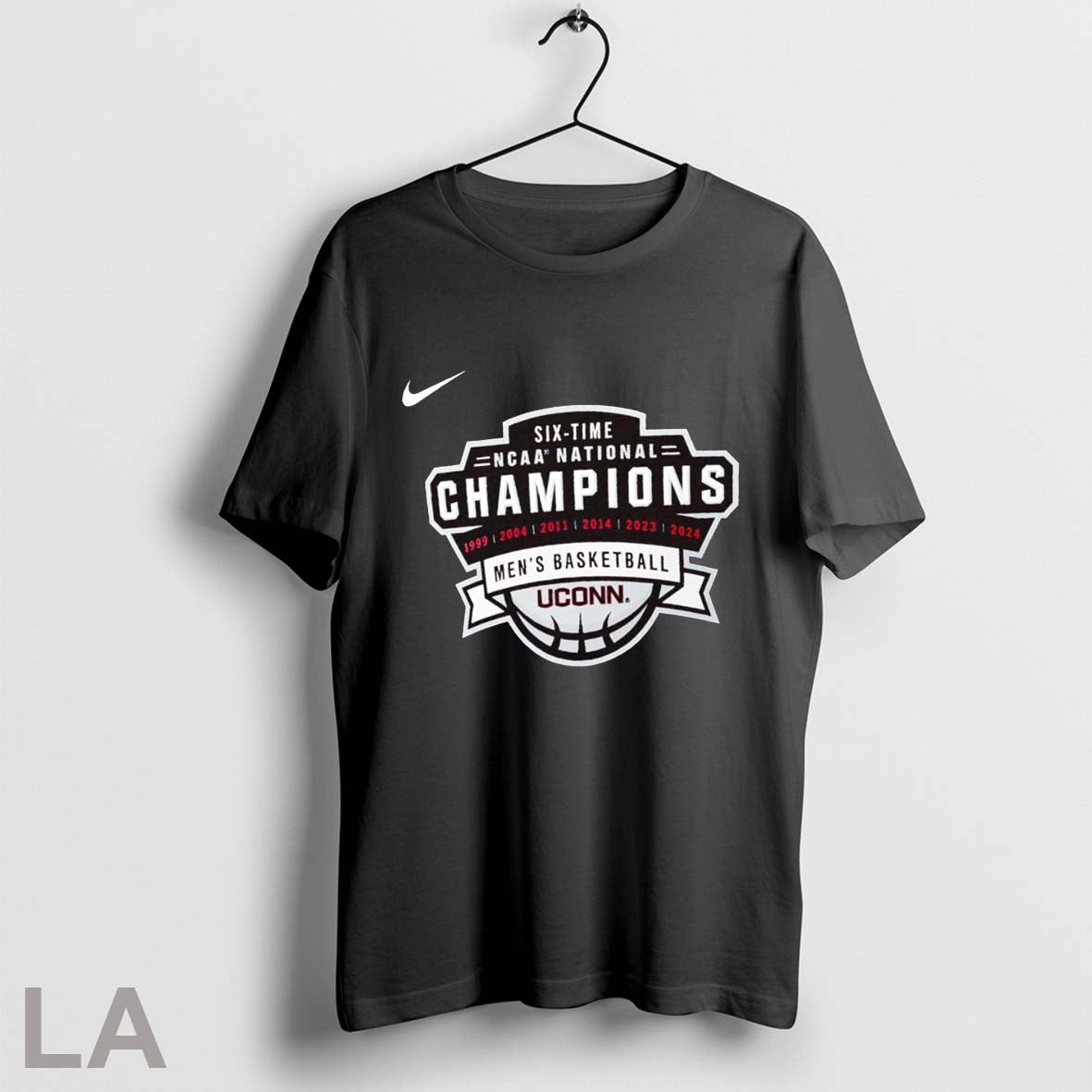 Original Uconn Huskies Mens Basketball 6 Time Ncaa - Adult & Kids T-Shirts, Sweatshirts & Hoodies apparel design preview 1