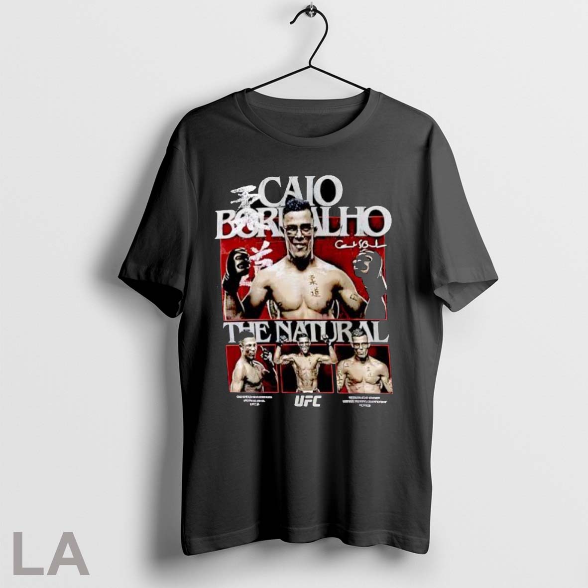 Original Ufc Caio Borralho The Natural Paris Fight - Adult & Kids T-Shirts, Sweatshirts & Hoodies apparel design preview 1