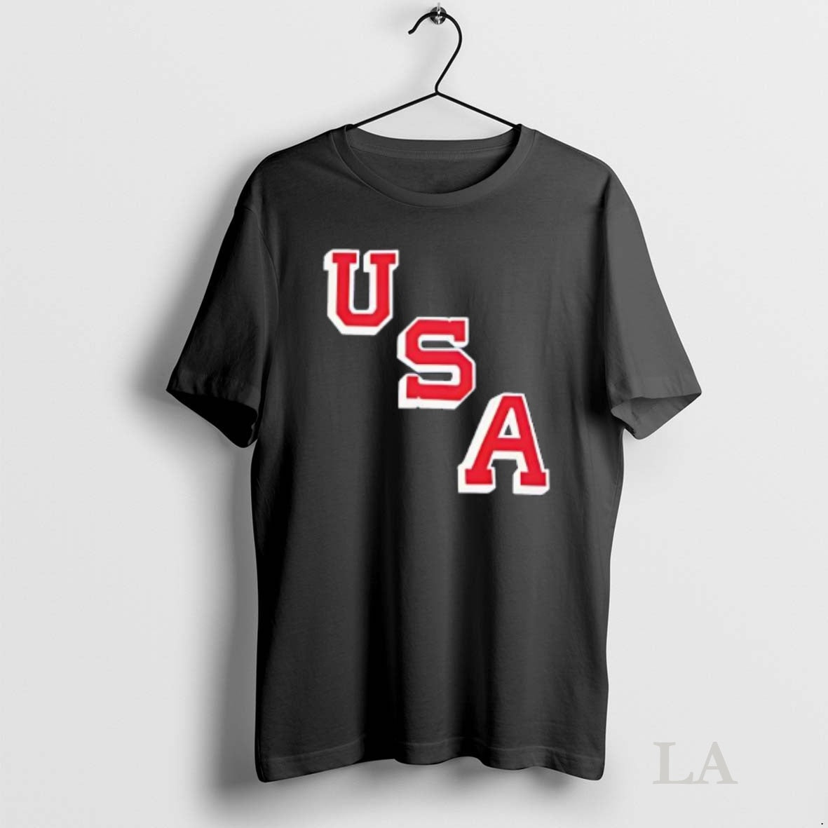 Original Usa Hockey Diagonal Graphic - Adult & Kids T-Shirts, Sweatshirts & Hoodies apparel design preview 1