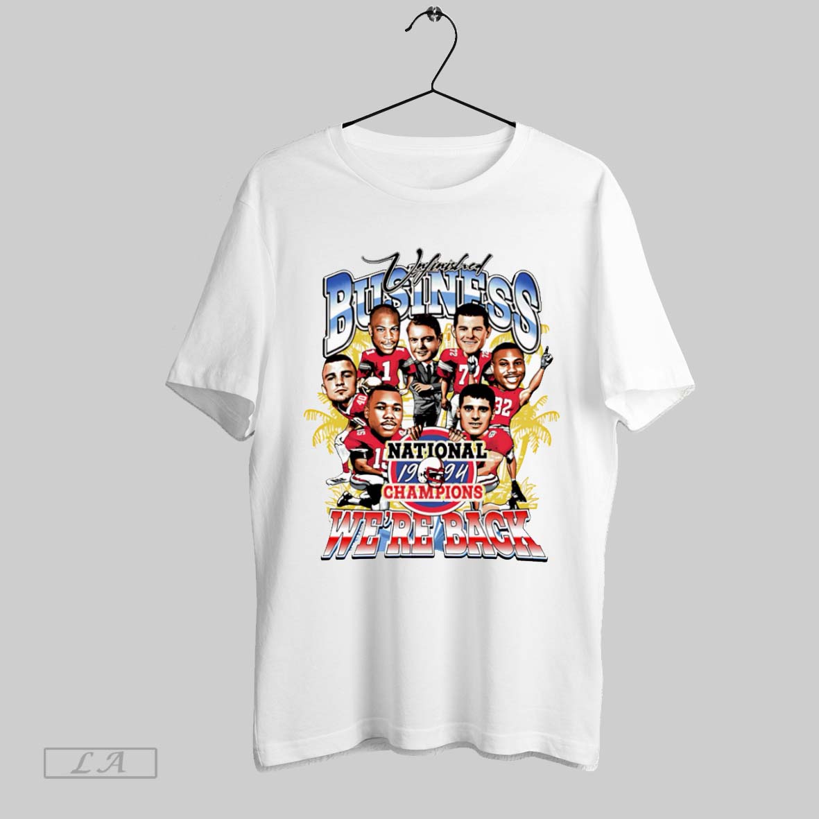 Original Unfinished Business Were Back National - Adult & Kids T-Shirts, Sweatshirts & Hoodies apparel design preview 1