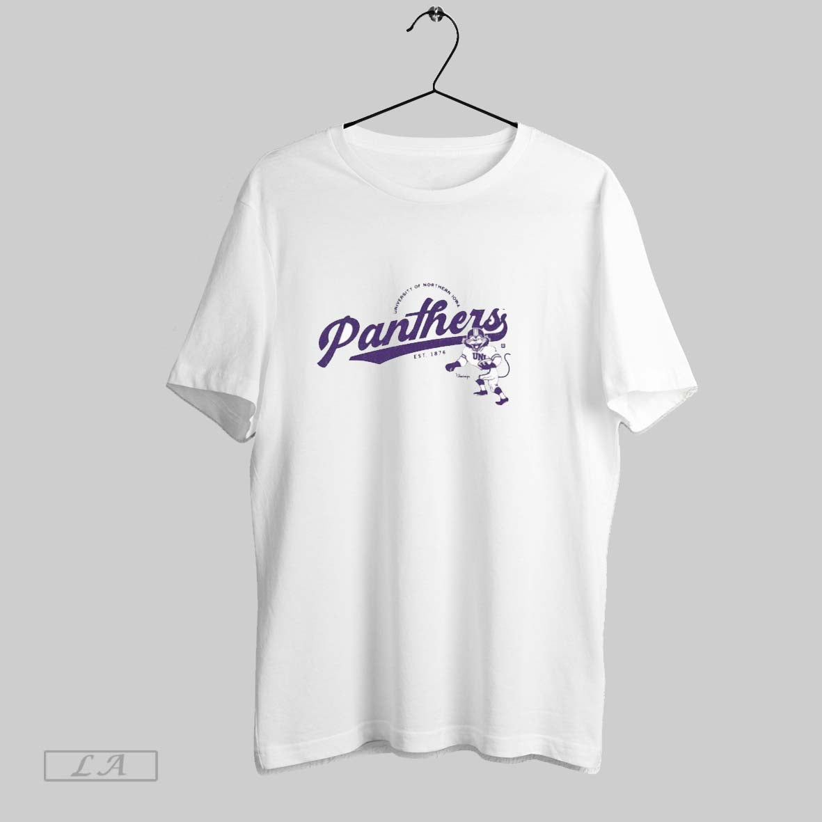 Original University Of Northern Iowa Panthers Script - Adult & Kids T-Shirts, Sweatshirts & Hoodies apparel design preview 1