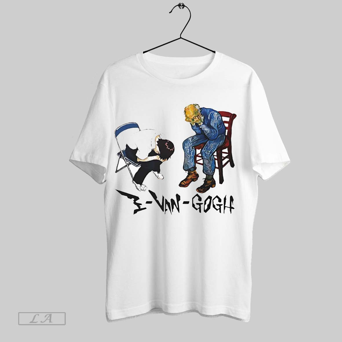 Original Van Gogh And Ikari Shinji Evangogh - Adult & Kids T-Shirts, Sweatshirts & Hoodies apparel design preview 1