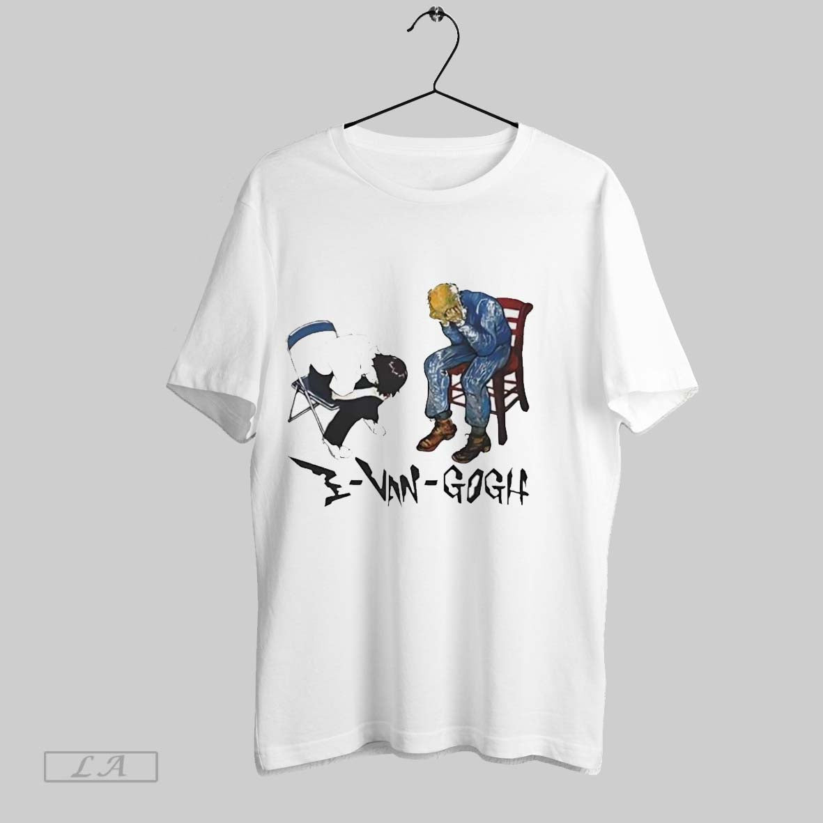 Original Van Gogh And Ikari Shinji Evangogh Ladies - Adult & Kids T-Shirts, Sweatshirts & Hoodies apparel design preview 1