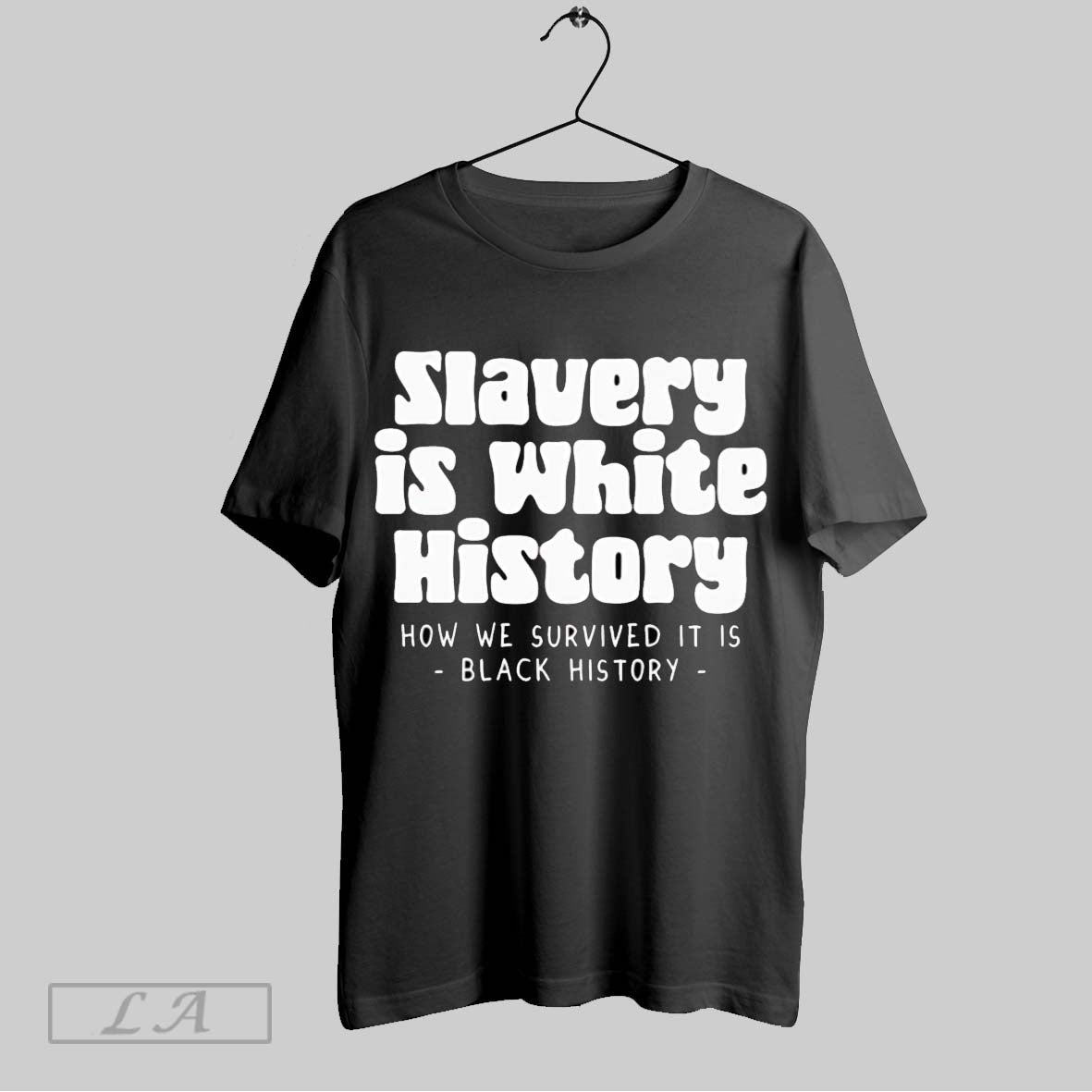 Original Van Lathan Jr Slavery Is White History - Adult & Kids T-Shirts, Sweatshirts & Hoodies apparel design preview 1