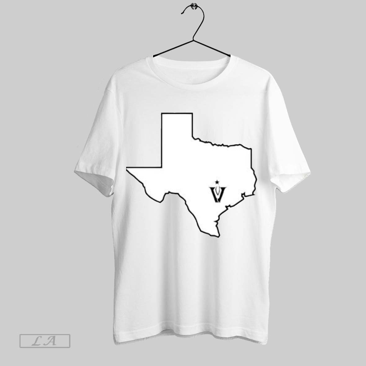 Original Vandegrift Vipers Texas Outline Map Graphic - Adult & Kids T-Shirts, Sweatshirts & Hoodies apparel design preview 1