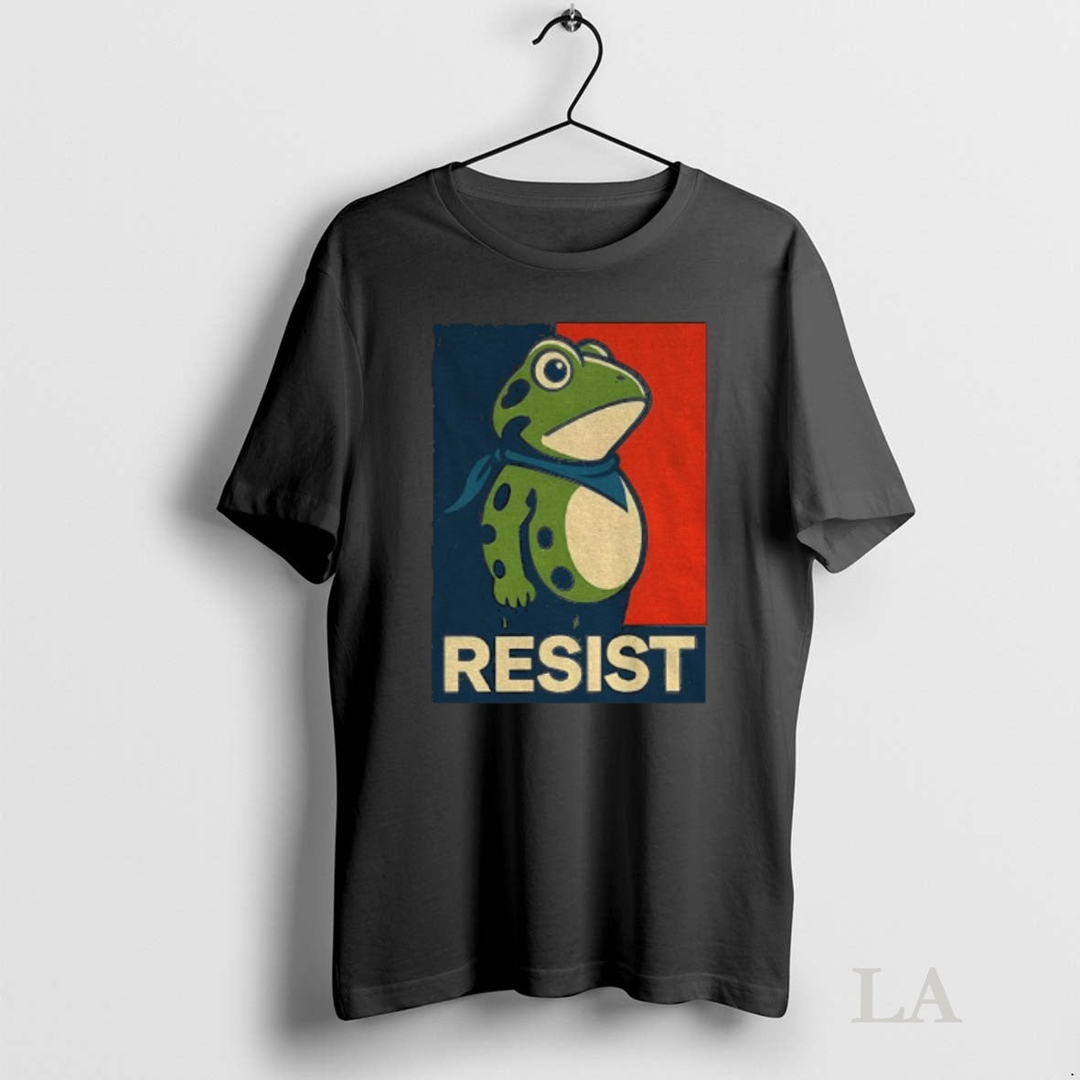 Original Vintage Activist Resist Portland Frog - Adult & Kids T-Shirts, Sweatshirts & Hoodies apparel design preview 1
