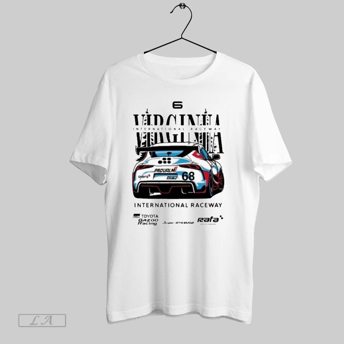 Original Virginia International Raceway Supra Gt4 - Adult & Kids T-Shirts, Sweatshirts & Hoodies apparel design preview 1