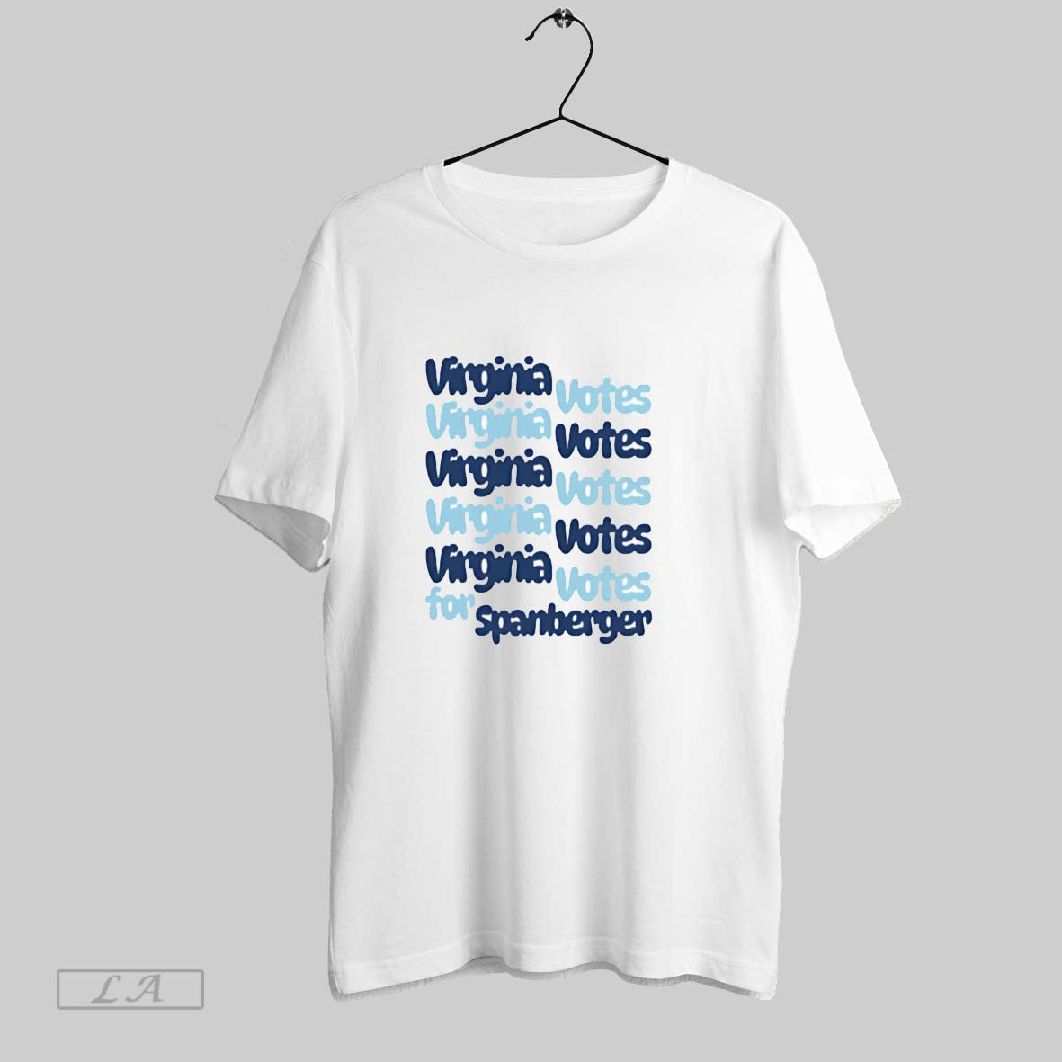 Original Virginia Votes For Spanberger - Adult & Kids T-Shirts, Sweatshirts & Hoodies apparel design preview 1