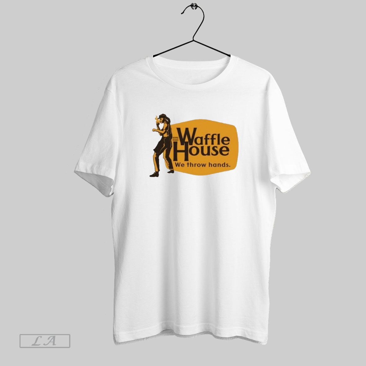Original Waffle House We Throw Hands - Adult & Kids T-Shirts, Sweatshirts & Hoodies apparel design preview 1