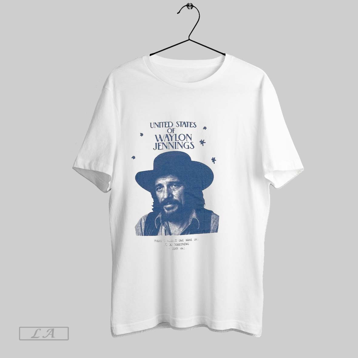 Original Waylon Jennings United States Of Theres - Adult & Kids T-Shirts, Sweatshirts & Hoodies apparel design preview 1