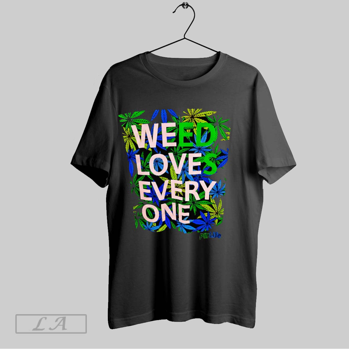 Original Weed Loves Everyone - Adult & Kids T-Shirts, Sweatshirts & Hoodies apparel design preview 1