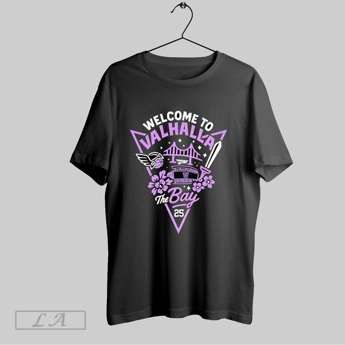 Original Welcome To Valhalla The Bay 2025 - Adult & Kids T-Shirts, Sweatshirts & Hoodies apparel design preview 1