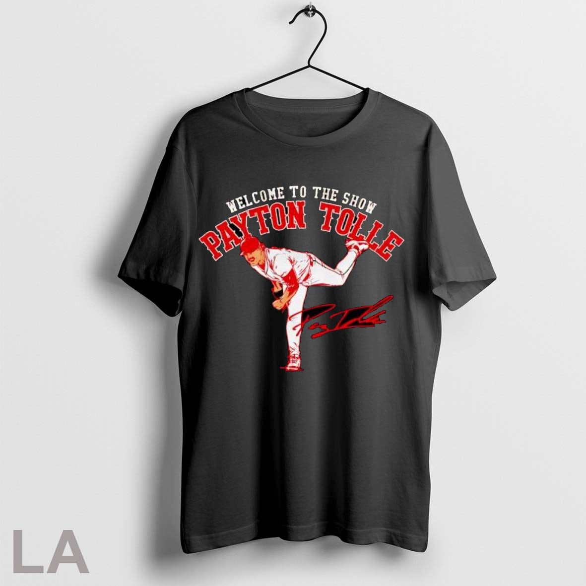 Original Welcome To The Show Payton Tolle Baseball - Adult & Kids T-Shirts, Sweatshirts & Hoodies apparel design preview 1