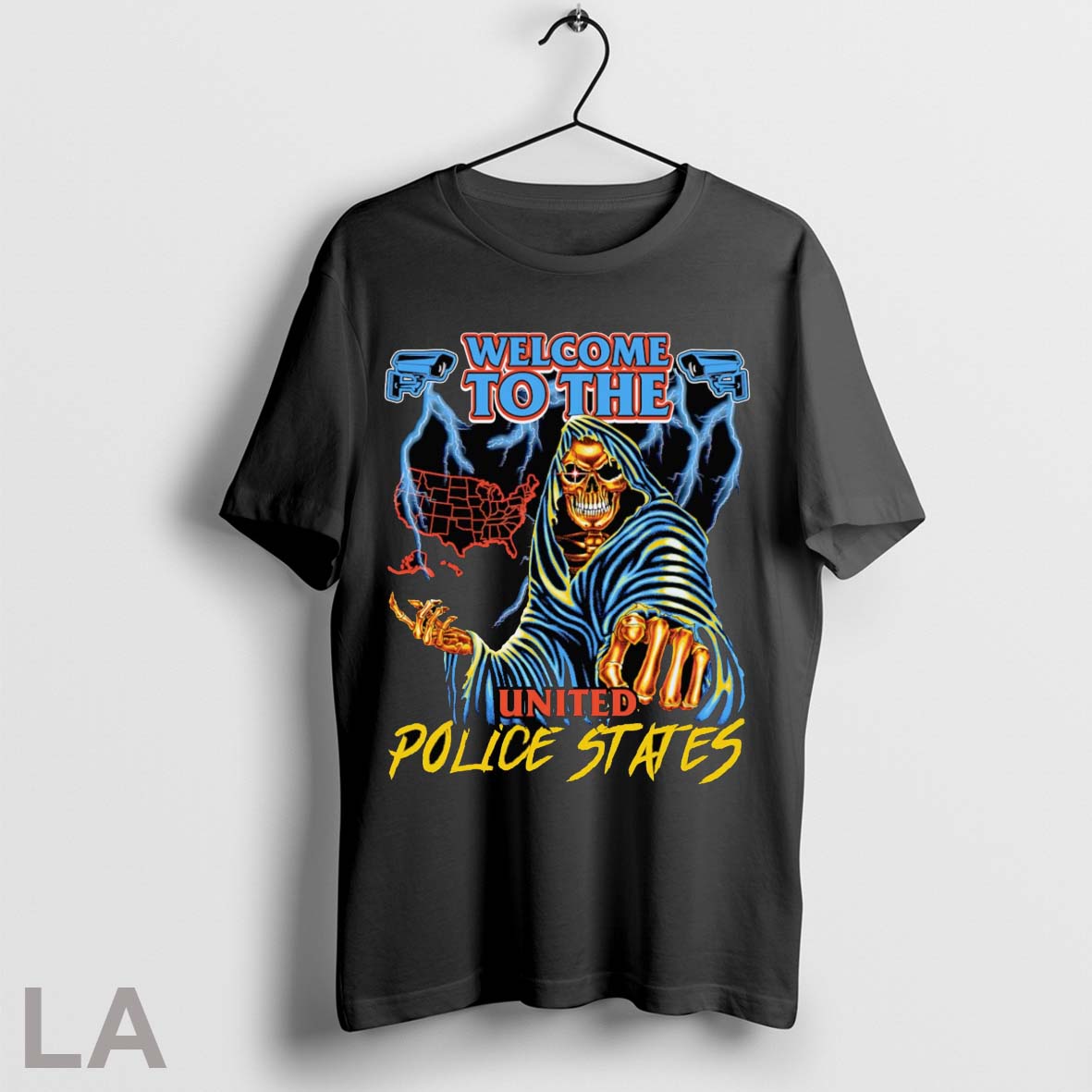 Original Welcome To The United Police States - Adult & Kids T-Shirts, Sweatshirts & Hoodies apparel design preview 1