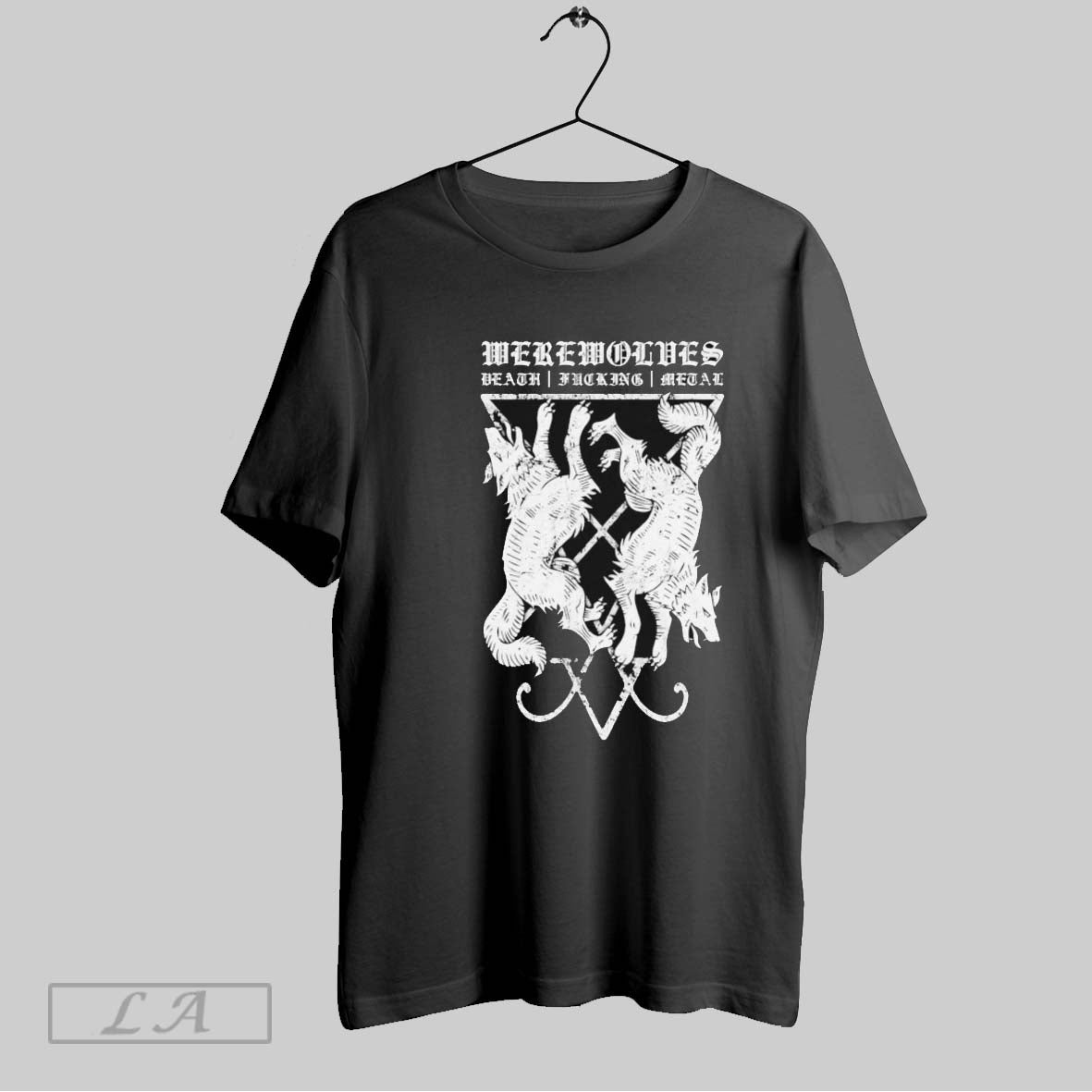 Original Werewolves Death Fucking Metal - Adult & Kids T-Shirts, Sweatshirts & Hoodies apparel design preview 1