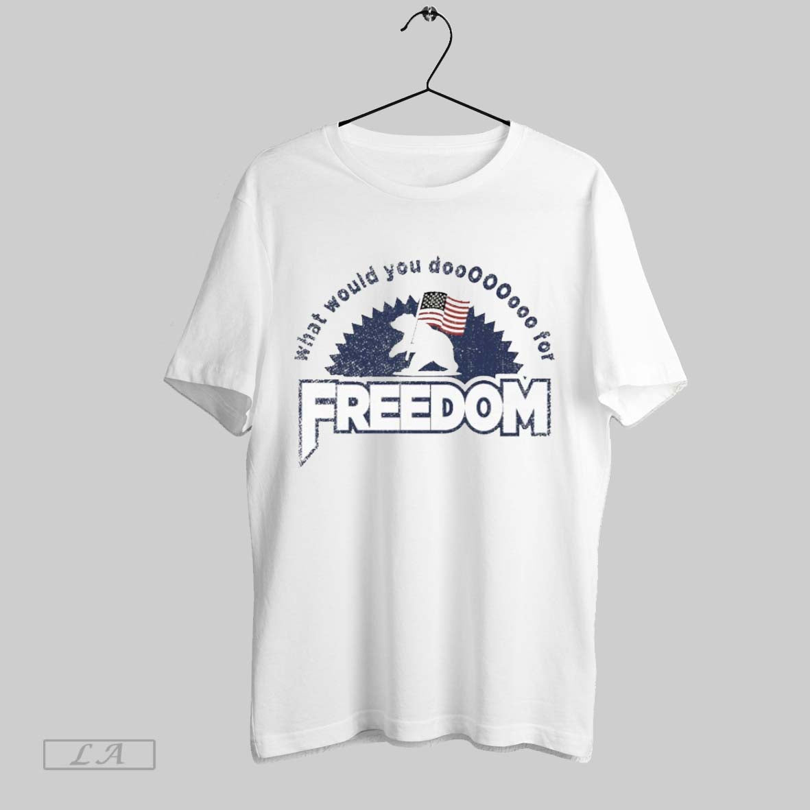 Original What Would You Do Freedom Bear American Flag - Adult & Kids T-Shirts, Sweatshirts & Hoodies apparel design preview 1