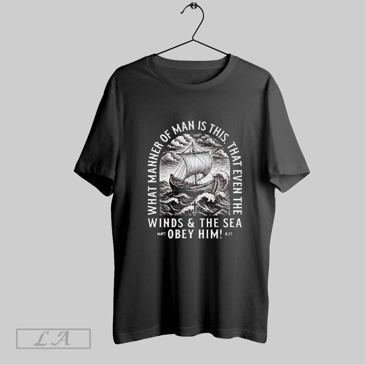 Original What Manner Of Man Is This That Even The - Adult & Kids T-Shirts, Sweatshirts & Hoodies apparel design preview 1