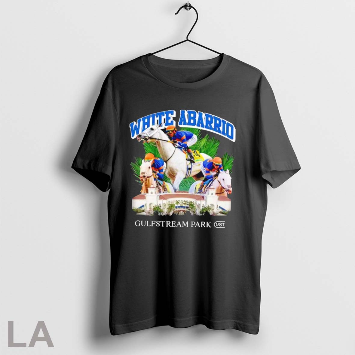 Original White Abarrio Gulfstream Park - Adult & Kids T-Shirts, Sweatshirts & Hoodies apparel design preview 1