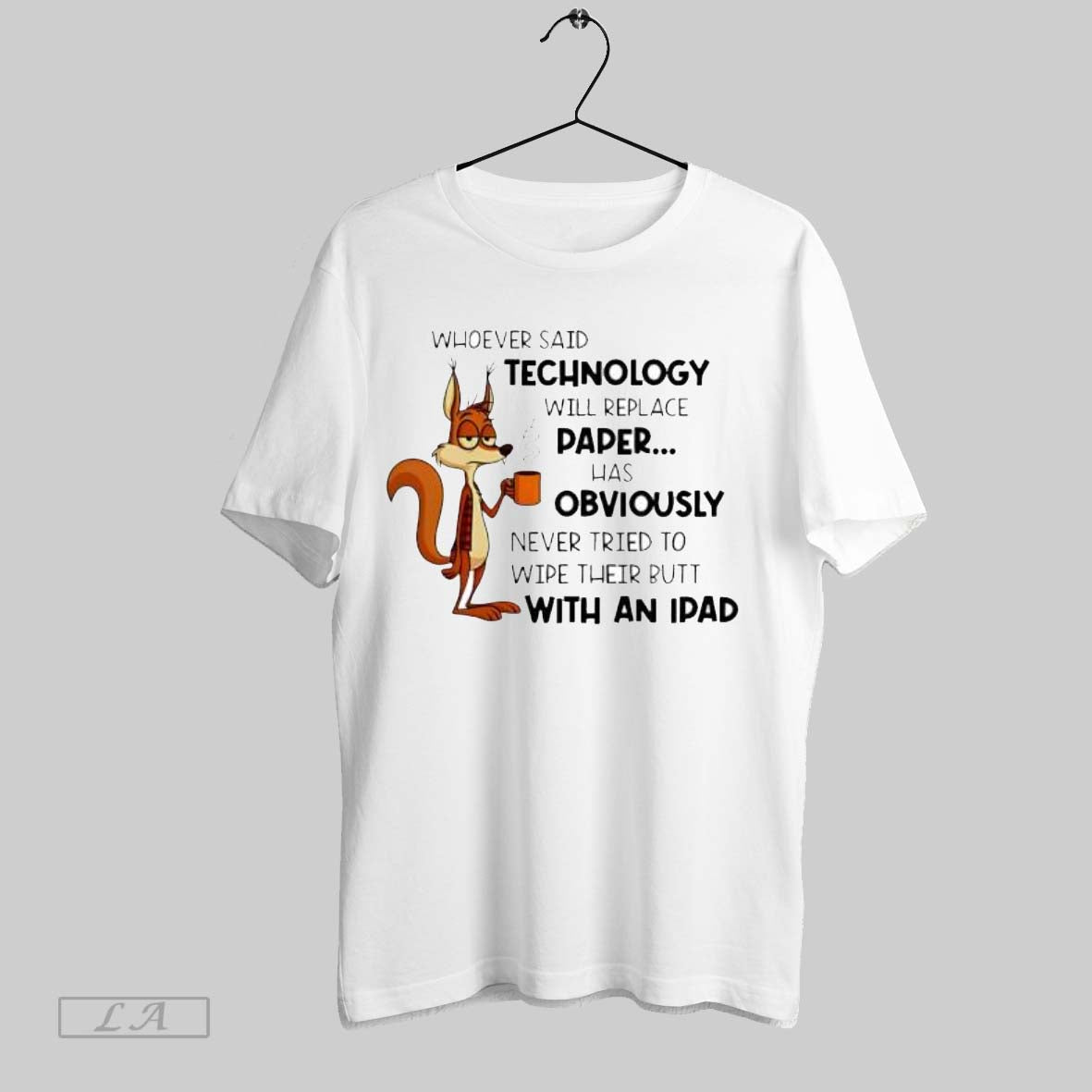 Original Whoever Said Technology Will Replace Paper - Adult & Kids T-Shirts, Sweatshirts & Hoodies apparel design preview 1
