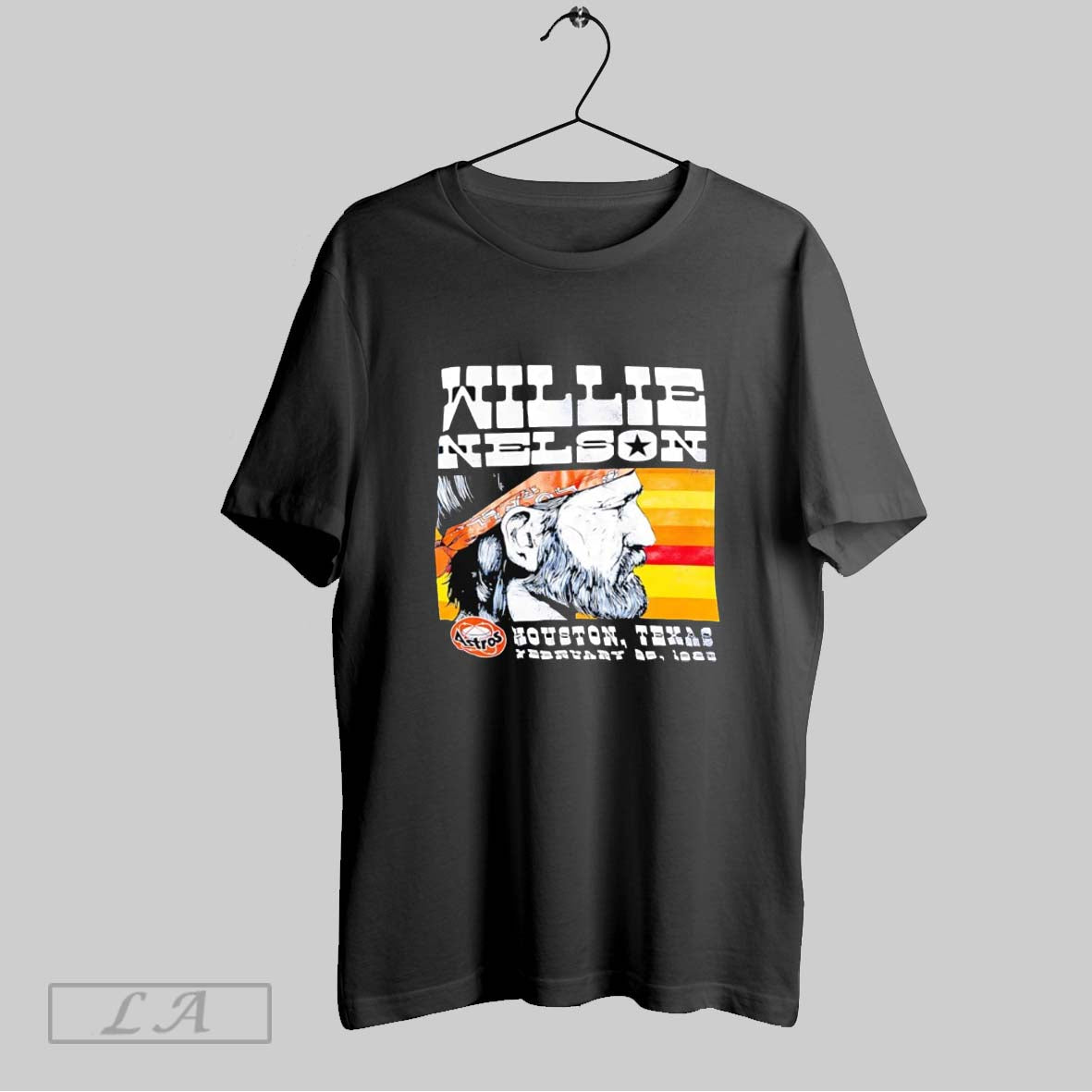 Original Willie Nelson Astrodome Houston Texas - Adult & Kids T-Shirts, Sweatshirts & Hoodies apparel design preview 1