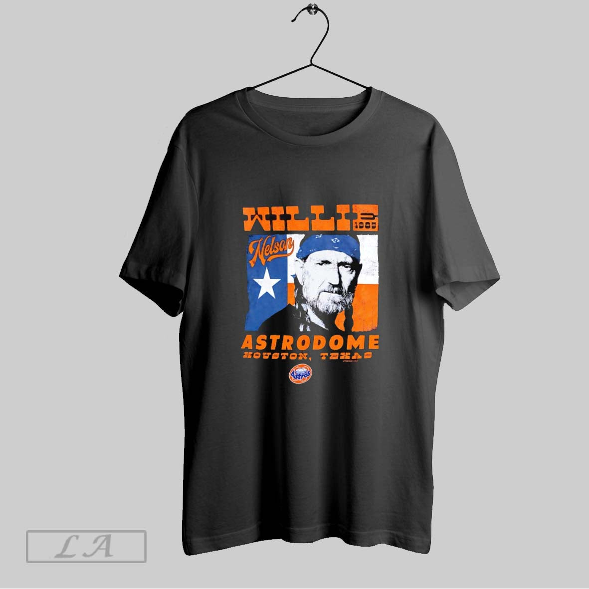 Original Willie Nelson Astrodome Houston Texas - Adult & Kids T-Shirts, Sweatshirts & Hoodies apparel design preview 1