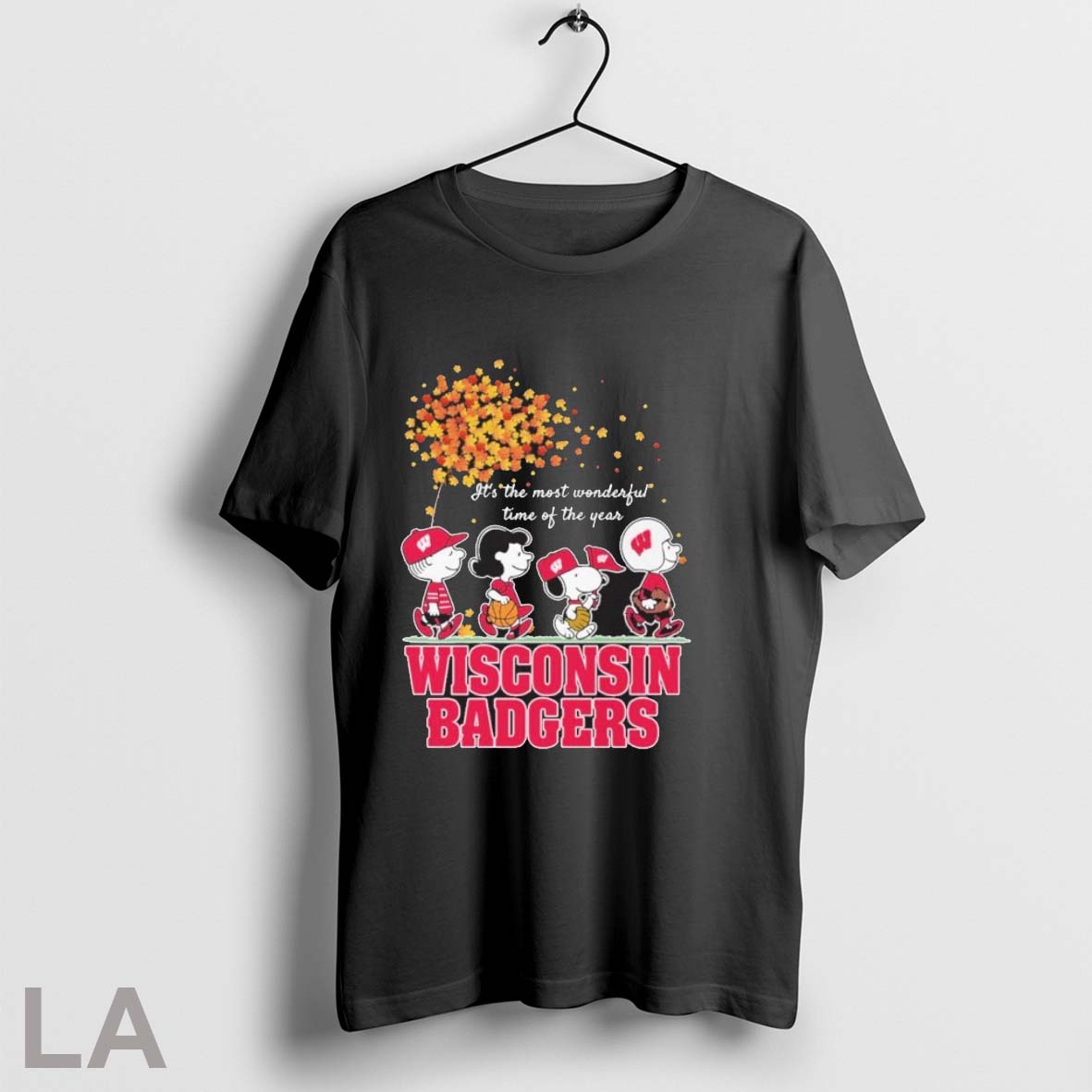 Original Wisconsin Badgers Peanuts Its The Most - Adult & Kids T-Shirts, Sweatshirts & Hoodies apparel design preview 1