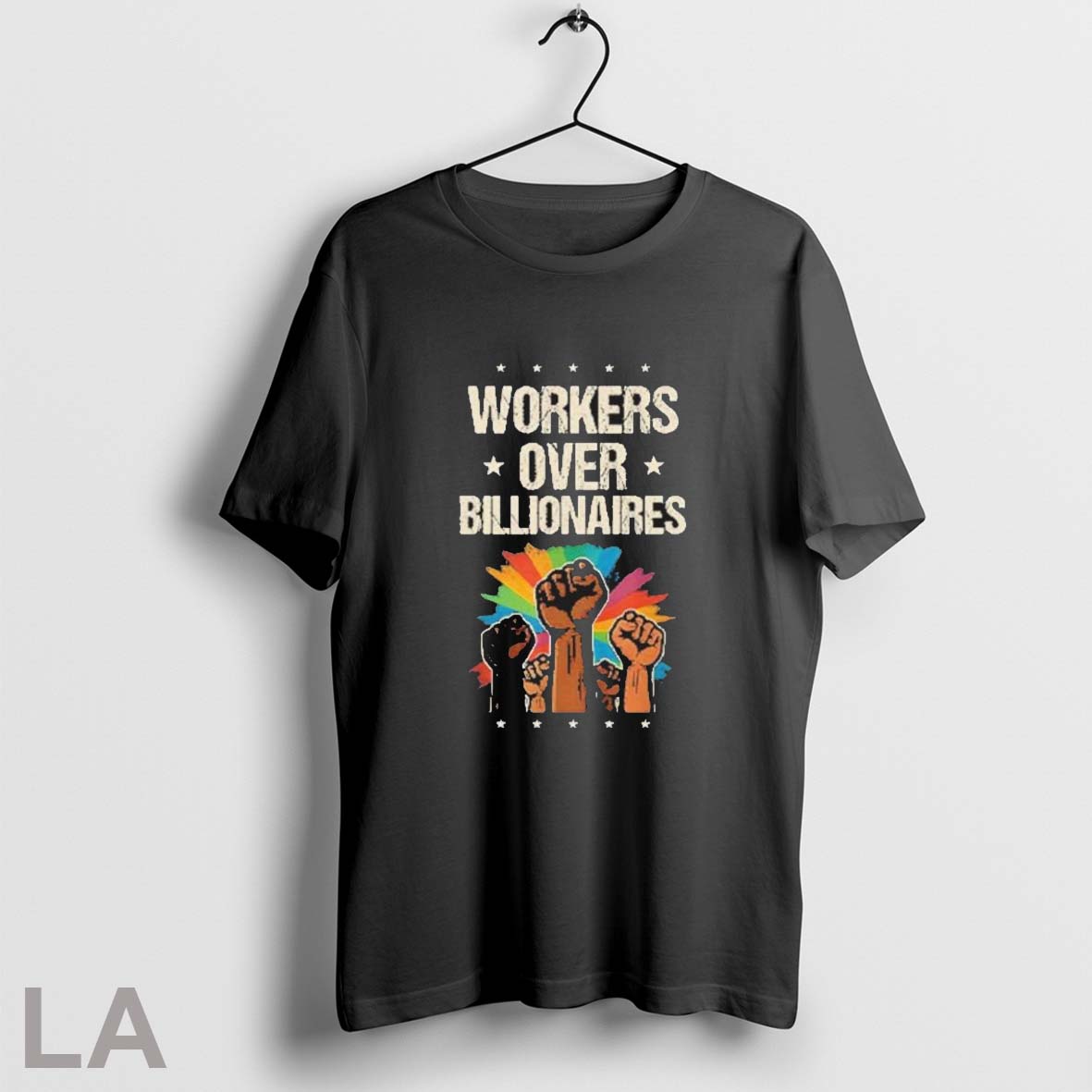 Original Workers Over Billionaires Protest Labor Day - Adult & Kids T-Shirts, Sweatshirts & Hoodies apparel design preview 1