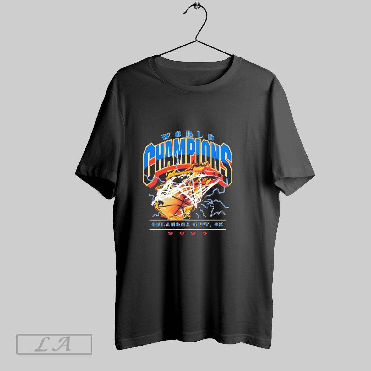 Original World Champions 2025 Oklahoma City Thunder - Adult & Kids T-Shirts, Sweatshirts & Hoodies apparel design preview 1