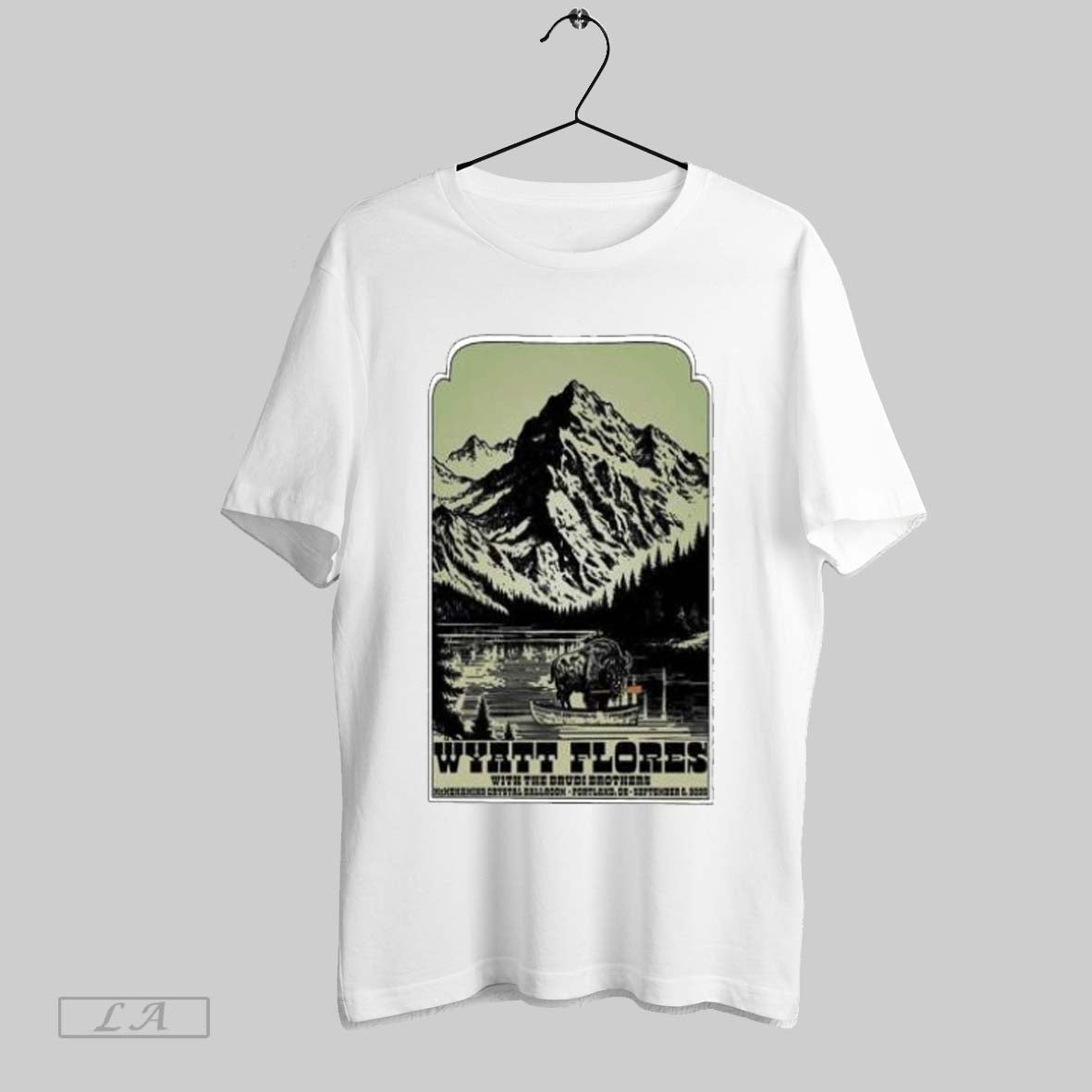 Original Wyatt Flores Portland Or September 6 2025 - Adult & Kids T-Shirts, Sweatshirts & Hoodies apparel design preview 1