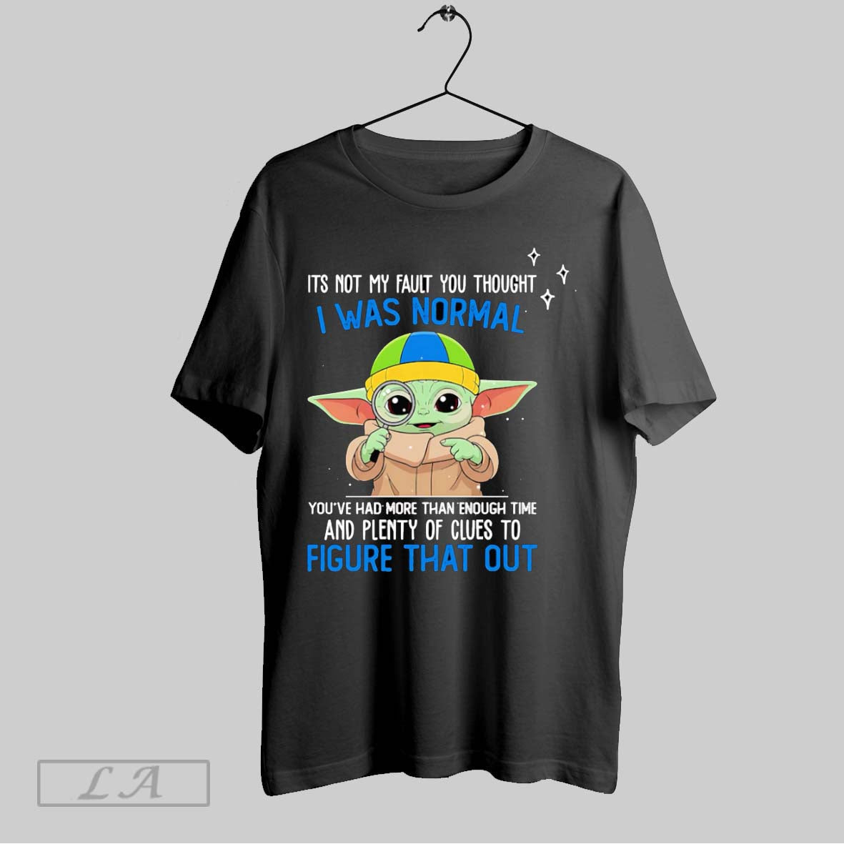 Original Yoda Its Not My Fault You Thought I Was - Adult & Kids T-Shirts, Sweatshirts & Hoodies apparel design preview 1