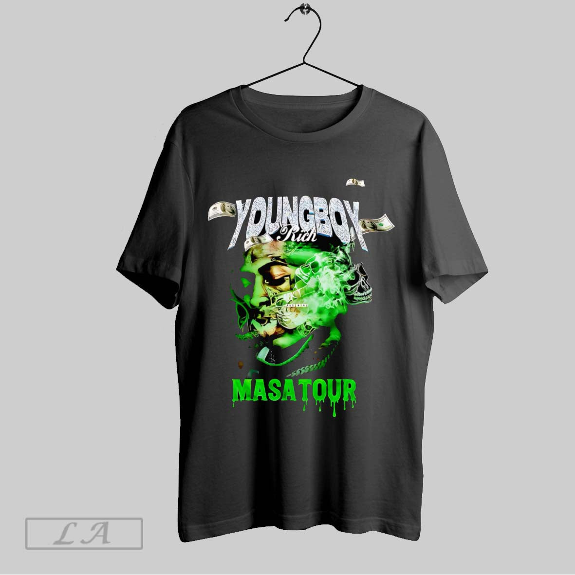 Original Harlotte Hornets X Nba Young Boy Masa Tour - Adult & Kids T-Shirts, Sweatshirts & Hoodies apparel design preview 1
