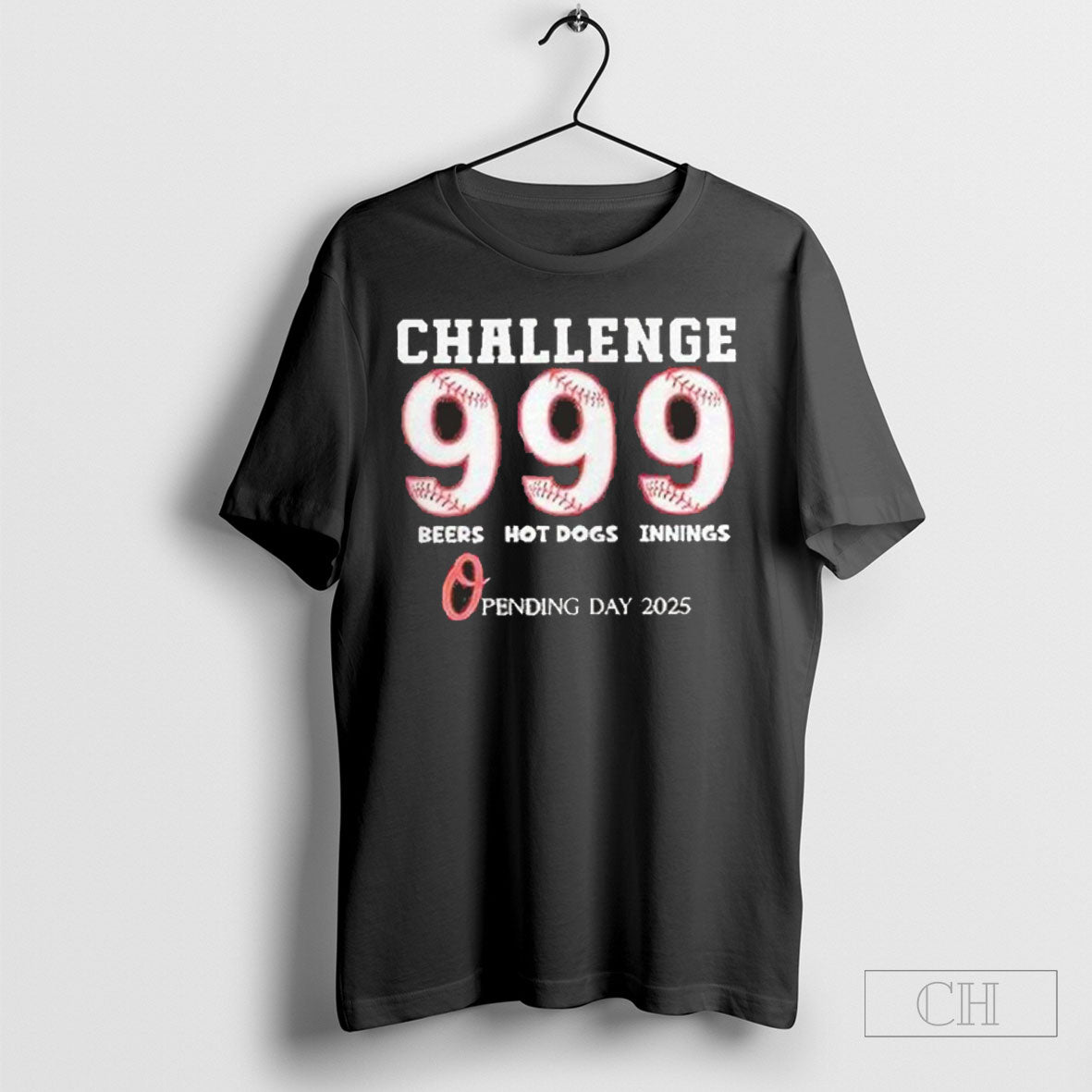 Orioles Challenge 9 Beers Hot Dogs Innings Opening - Adult & Kids T-Shirts, Sweatshirts & Hoodies apparel design preview 1