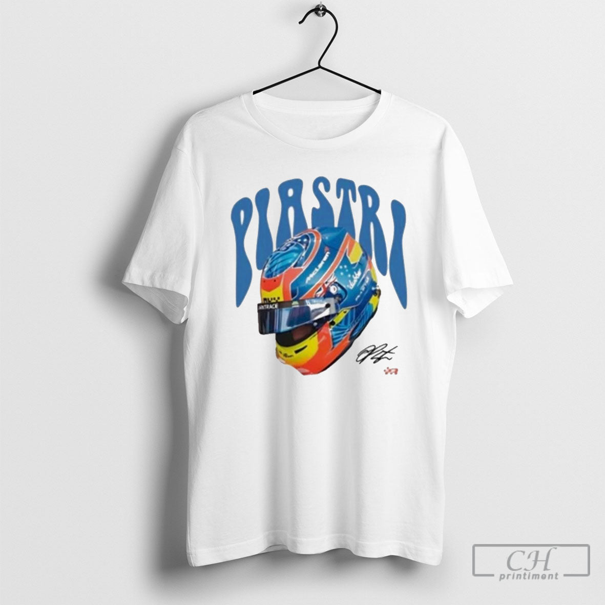 Oscar Piastri 2025 Helmet - Adult & Kids T-Shirts, Sweatshirts & Hoodies apparel design preview 1