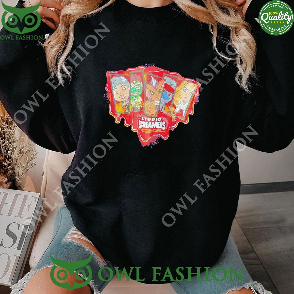 Halloween Horror Nights 2024 Studio Screamer Limited - Adult & Kids T-Shirts, Sweatshirts & Hoodies apparel design preview 1
